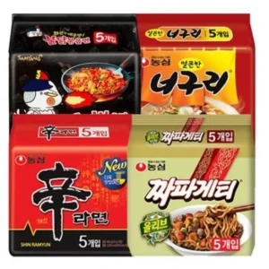 Paquete variado de ramen instantáneo coreano (20 bolsas)
