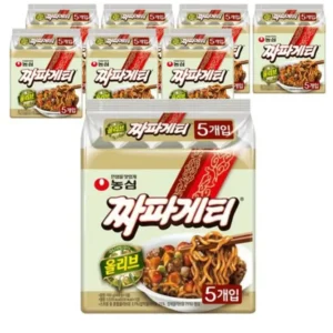 Fideos instantáneos coreanos de frijoles negros (Jjapaghetti) 140 g, 40 paquetes