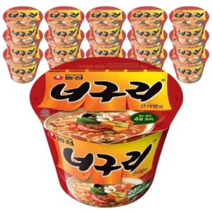 Fideos en taza Nongshim Neoguri Big Bowl de 111 g (16 paquetes)